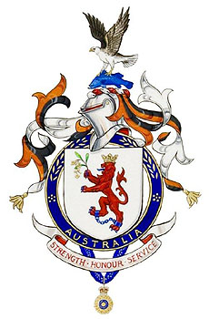 The Arms of The
                                                Honourable Shane L
                                                Stone, AC, PGDK, QC