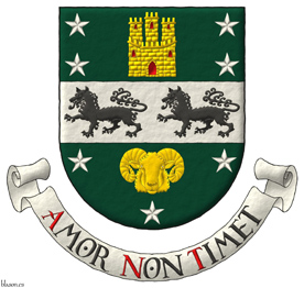 The Matrimonial and
                                                Family Arms of Darryn
                                                Carlo and Roberto
                                                Luchoro