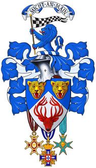 The Arms of Albert
                                                A Thomson KHT, OLJ, BA,
                                                FSA Scot, MICPEM