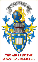 Click here for more information the
                                Arms of The Armorial Register