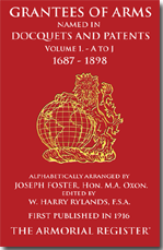 Grantee of Arms
                                                  Volume 1. 1687-1898, A
                                                  to J.