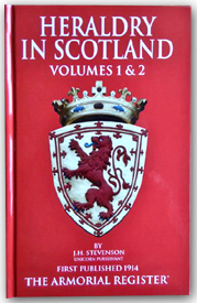 Heraldry In
                                                  Scotland Volumes 1 and
                                                  2 - cover